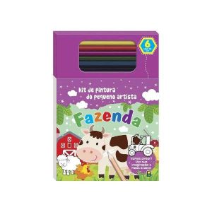 Livro-Kit de Pintura do Pequeno Artista: Fazenda