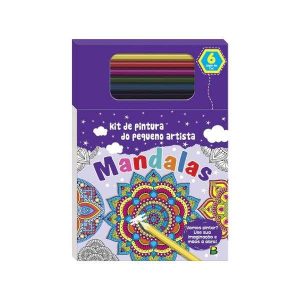 Livro-Kit de Pintura do Pequeno Artista: Mandalas