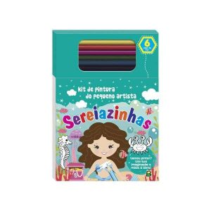 Livro-Kit de Pintura do Pequeno Artista: Sereiazinhas