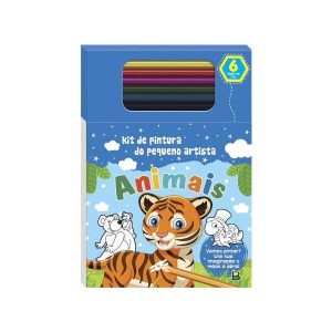Livro-Kit de Pintura do Pequeno Artista: Animais