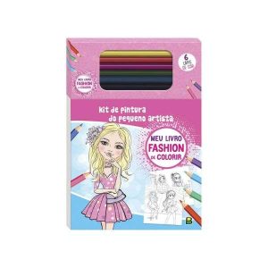 Livro-Kit de Pintura do Pequeno Artista: Um Livro Fashion