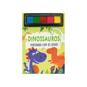 Coleção Pintando c/ Os Dedos: Dinossauros