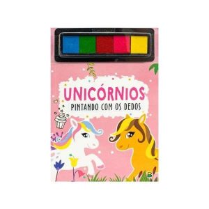 Coleção Pintando c/ Os Dedos: Unicórnios
