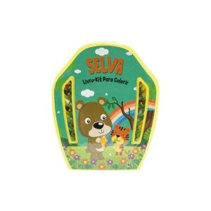 Livro-Kit Para Colorir: Selva