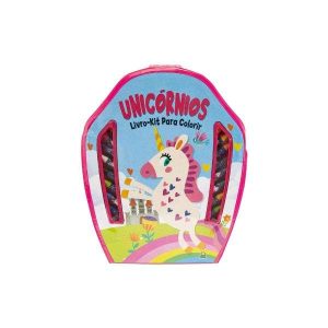Livro-Kit Para Colorir: Unicórnios