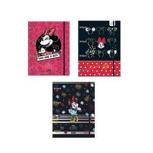 Pasta Fichário c/4 Argolas Foroni Minnie Mouse