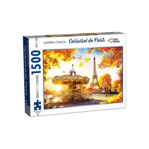 Quebra-Cabeça 1500 Peças Carrossel de Paris Pais&Filhos