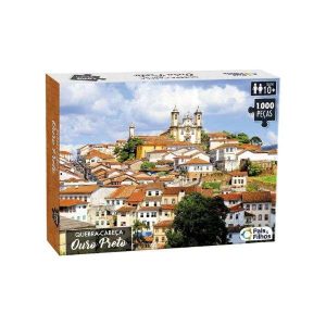 Quebra-Cabeça 1000 Peças Ouro Preto Pais&Filhos