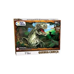 Quebra-Cabeça 150 Peças T-Rex Pais&Filhos