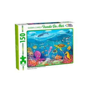 Quebra-Cabeça 150 Peças Fundo do Mar Pais&Filhos