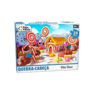 Quebra-Cabeça 24 Peças Vila Doce Pais&Filhos