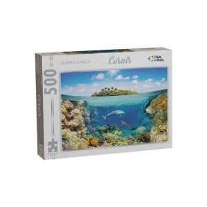 Quebra-Cabeça 500 Peças Corais Pais&Filhos