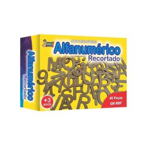 Jogo Pedagógico Alfanumérico Recortado Uriarte