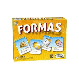 Jogo Pedagógico Brincar de Aprender as Formas Pais&Filhos