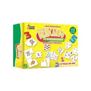 Jogo Pedagógico Brincando e Aprendendo Números Ímpares