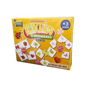 Jogo Pedagógico Brincando e Aprendendo Cores Uriarte