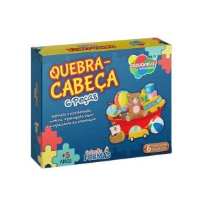 Quebra-Cabeça Formas Aquarel Brinquedos