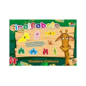 Quebra-Cabeça Giralfabeto Aquarel Brinquedos