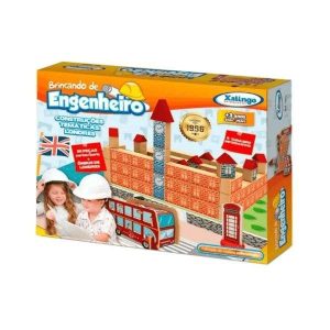Brincando de Engenheiro 99 Peças Xalingo Brinquedos