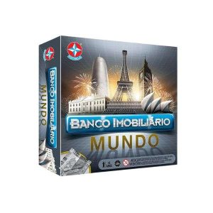 Jogo de Tabuleiro Banco Imobiliário Mundo Estrela