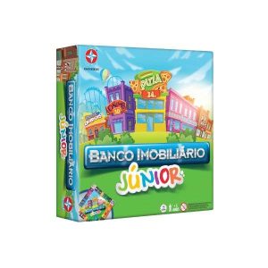 Jogo de Tabuleiro Banco Imobiliário Júnior Estrela