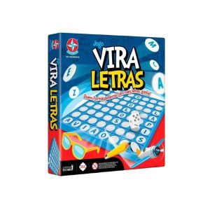 Jogo de Tabuleiro Vira Letras Estrela