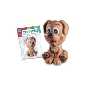 Brinquedo Mordedor Banho Cachorrinho Cometa Baby
