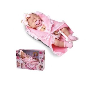 Boneca Baby Reborn Dormindo