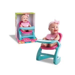 Boneca Mini Baby Babilinha Papinha