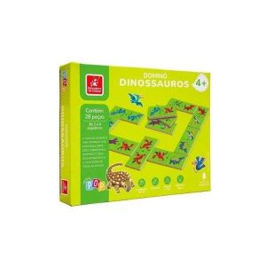 Dominó Dinossauros Brincadeira de Criança