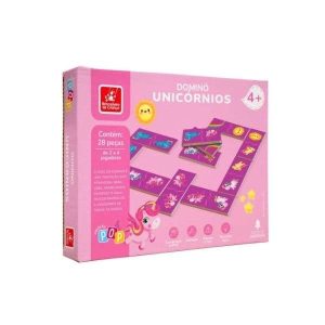 Dominó Unicórnios Brincadeira de Criança