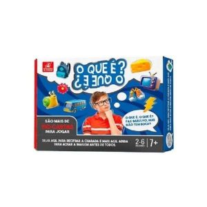 Jogo de Tabuleiro O Que É? O Que É? Brincadeira de Criança
