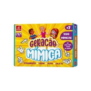 Jogo de Tabuleiro Geração Mímica Brincadeira de Criança