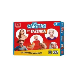 Jogo de Tabuleiro Caretas da Fazenda Brincadeira de Criança