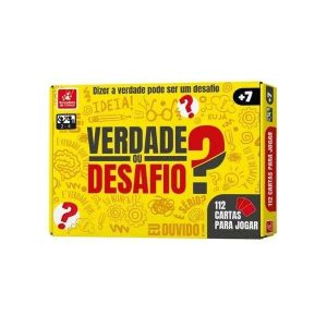 Jogo de Tabuleiro Verdade Ou Desafio? Brincadeira de Criança