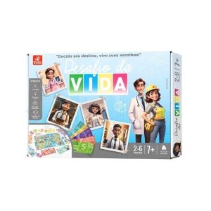 Jogo de Tabuleiro Desafio da Vida Brincadeira de Criança