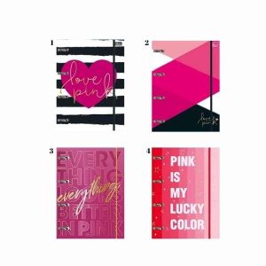 Fichário c/4 Argolas Pink Tilibra