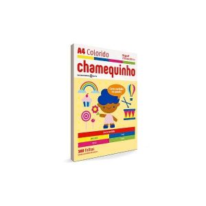 Resma Chamequinho Colorido 75g 100 Folhas