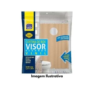 Cortina de Box c/ Visor Redondo Vinil