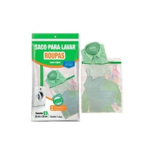 Saco p/ Lavar Roupas Zíper Premium Home