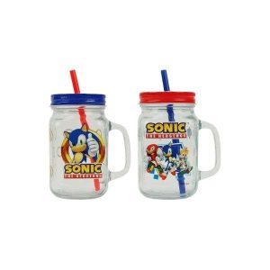 Caneca c/ Canudo Sonic 500ml