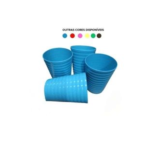 Copo Plástico Ondulado 350ml