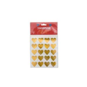 Etiquetas de Coração Auto Adesivas 100 Un