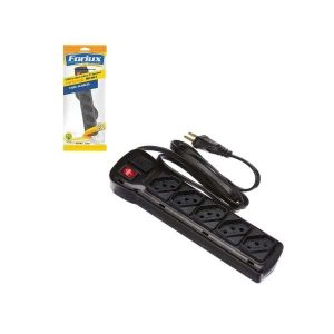 Filtro de Linha Tripolar Bivolt 5 Tomadas 3 Pinos