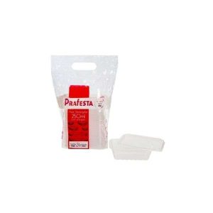 Pote Retangular 250ml c/ 24 Un