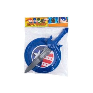 Kit Espada e Escudo Capitão América Toy Master