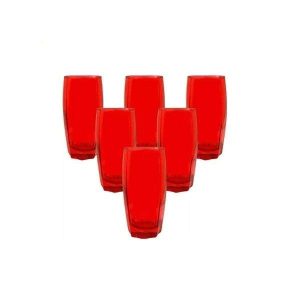 Conjunto de Copos Flórida Transparente Praticasa c/ 6 Un