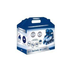 Kit de Patins In Line Azul Zippy Toys