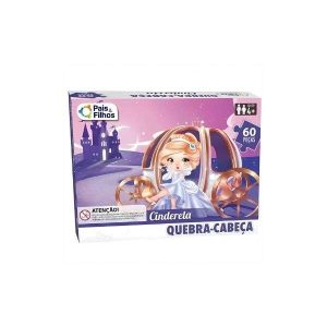 Quebra-Cabeça Cindela 60 pçs Pais&Filhos
