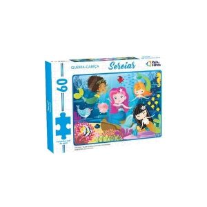 Quebra-Cabeça Sereias 60 pçs Pais&Filhos